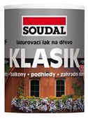 SOUDAL Lazurovací lak na dřevo KLASIK teak 0,75l